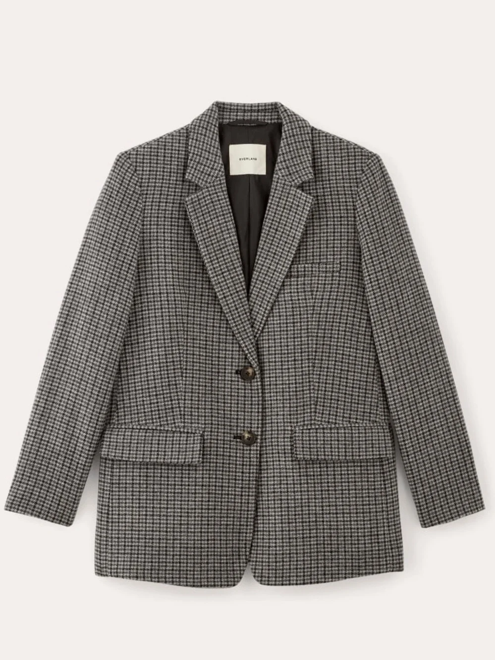 Everlane Oversized Blazer in Wool Gray Women's Size 4 - Picture 1 of 16